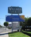 Village Theatre Street Sign
